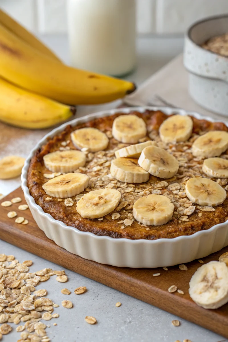 Addictive banana oat dessert