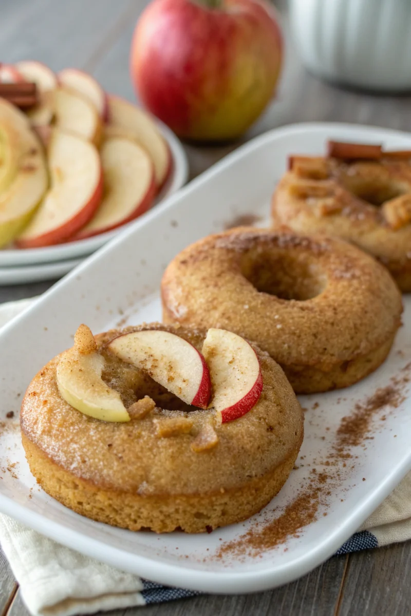 Baked Apple Donuts | Home Cook Legacy Baked apple donuts