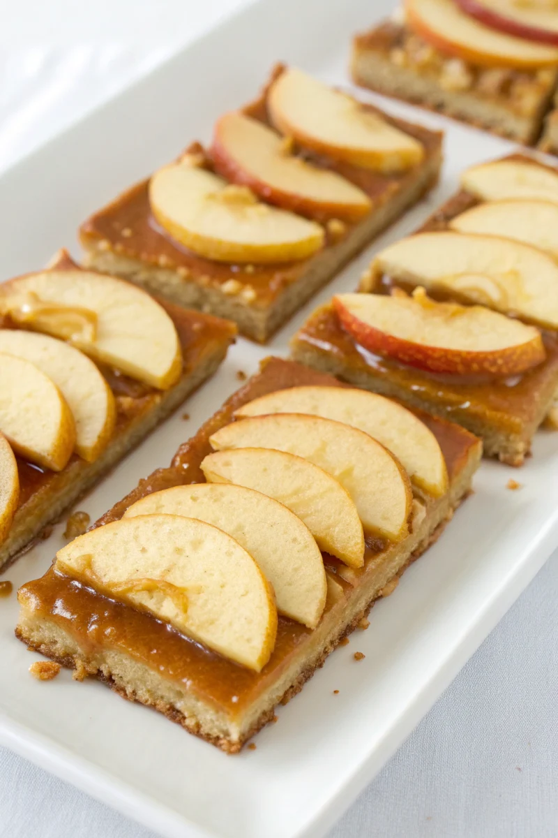 Caramel apple bars