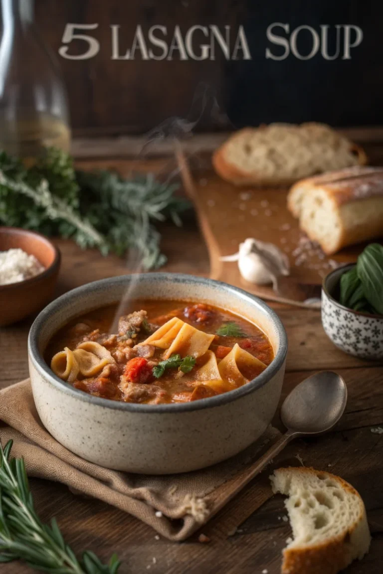 Cozy 5 lasagna soup recipes for winter