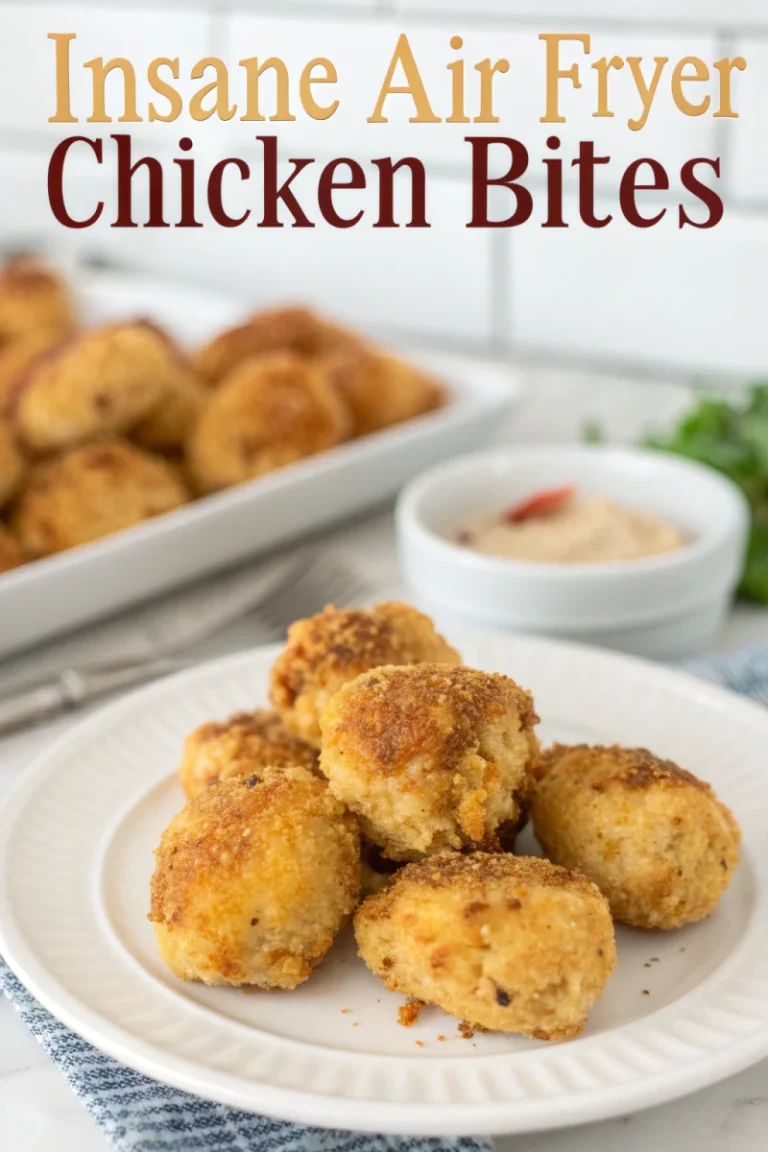 Insane air fryer chicken bites