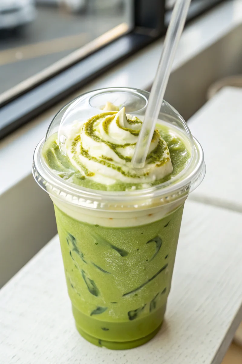 Iced Matcha Vanilla | Home Cook Legacy Iced matcha vanilla