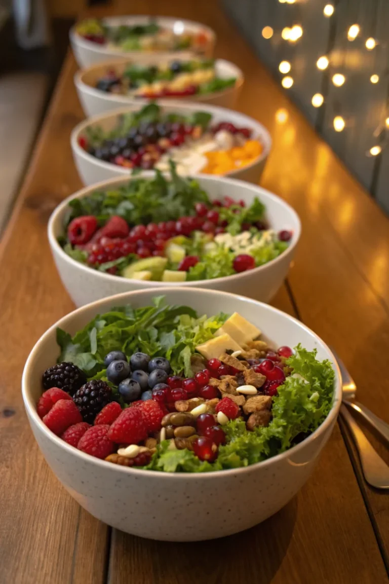 Light 5 holiday salad bowls