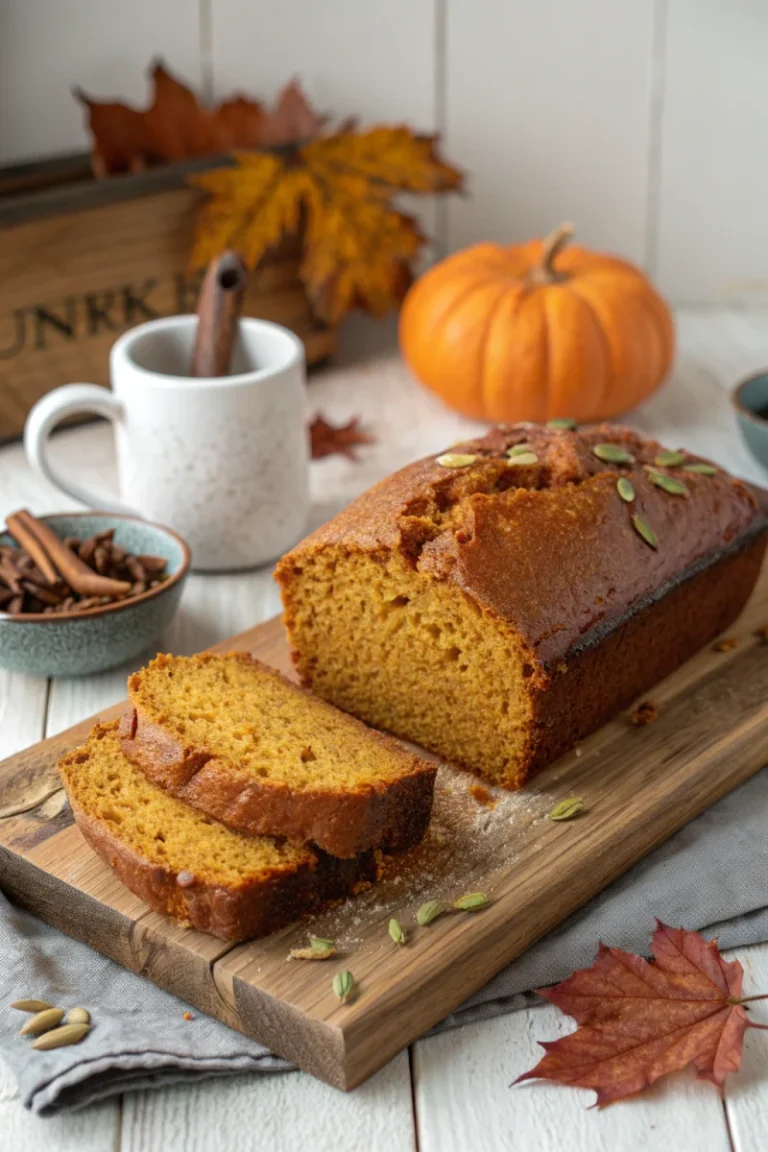 Moist pumpkin bread