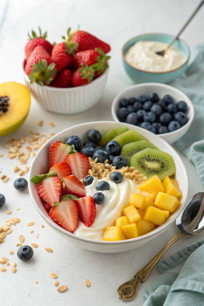 Next level fruit yogurt bowl