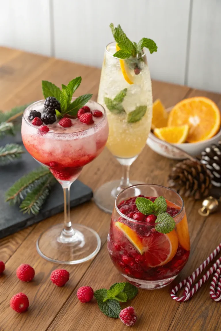 Refreshing 3 Holiday Mocktail Drinks | Home Cook Legacy Refreshing 3 holiday mocktail drinks