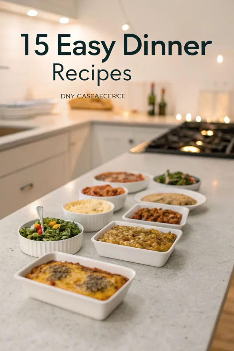 Ultimate 15 easy dinner recipes for busy nights