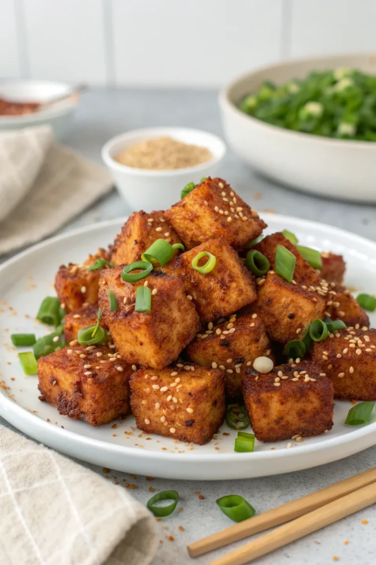 Air fryer nashville hot tofu