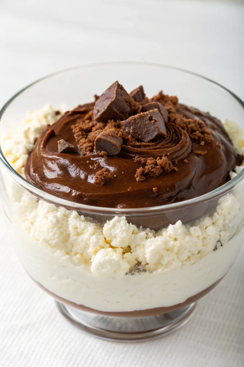 High protein chocolate mousse cottage cheese