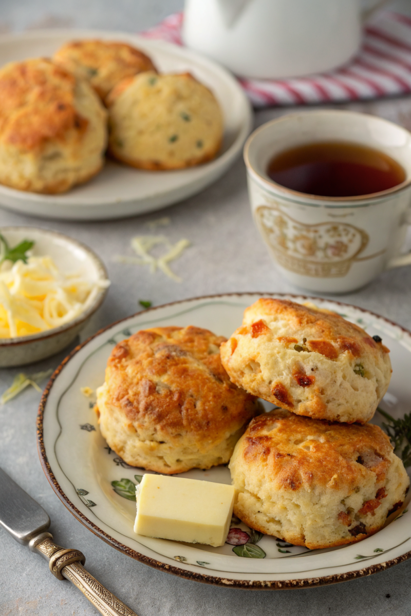 Savory cheese scones