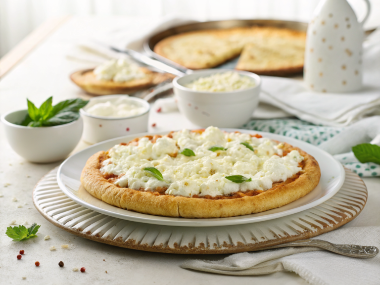 3-ingredient cottage cheese pizza crust recipe
