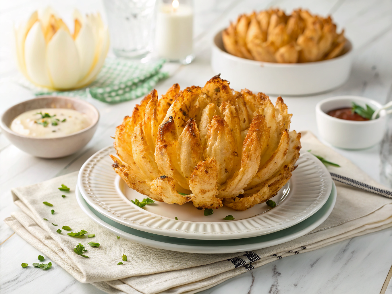 Air Fryer Blooming Onion | Home Cook Legacy Air fryer blooming onion