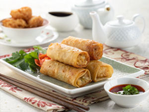 Air fryer egg rolls