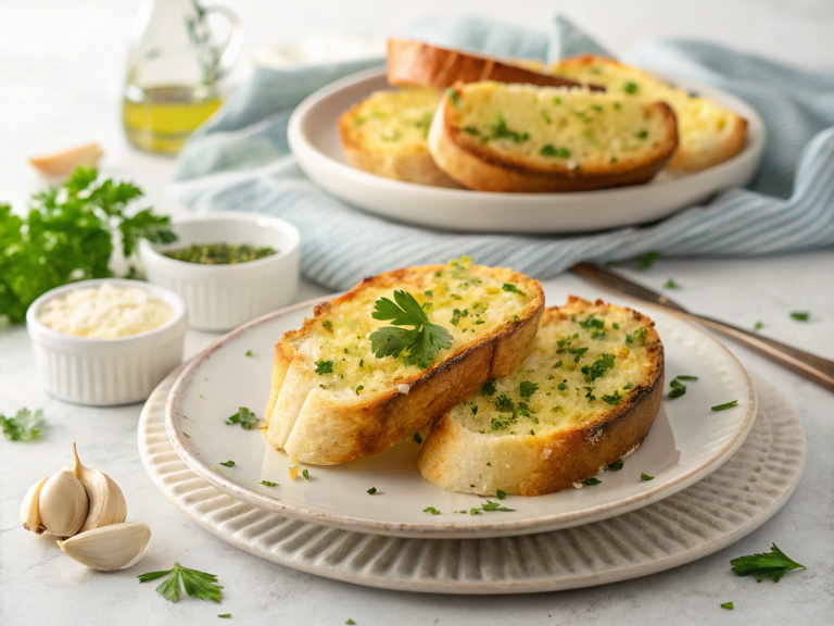 Air fryer garlic bread