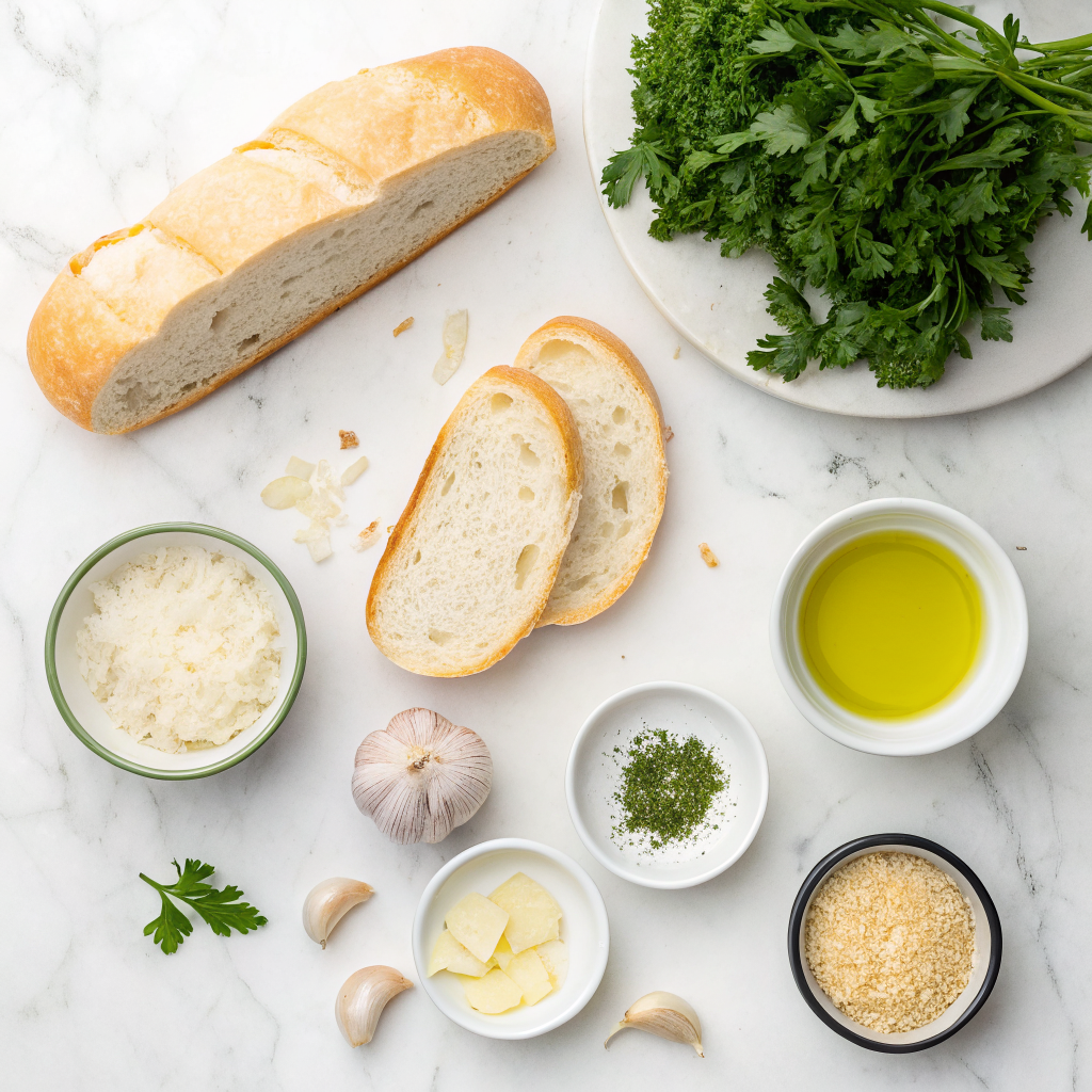 Air fryer garlic bread