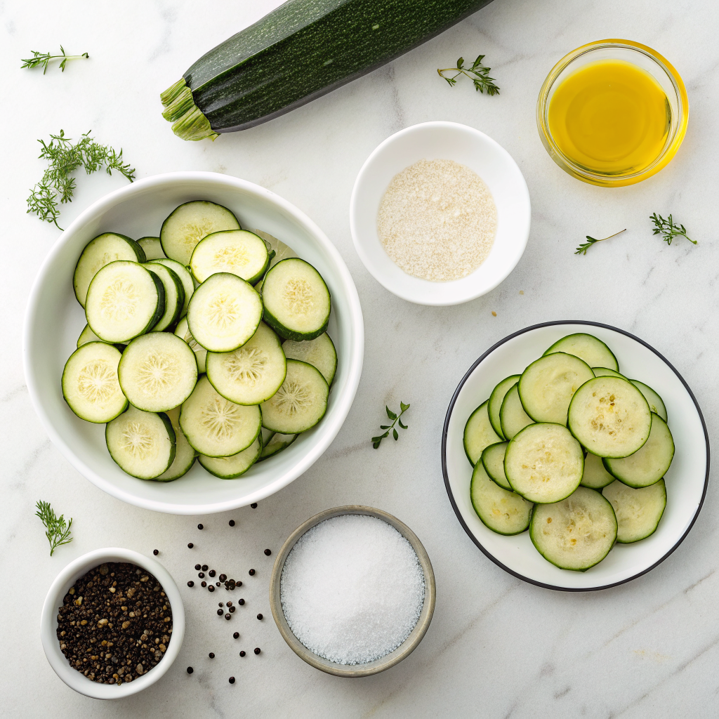 Air fryer zucchini chips