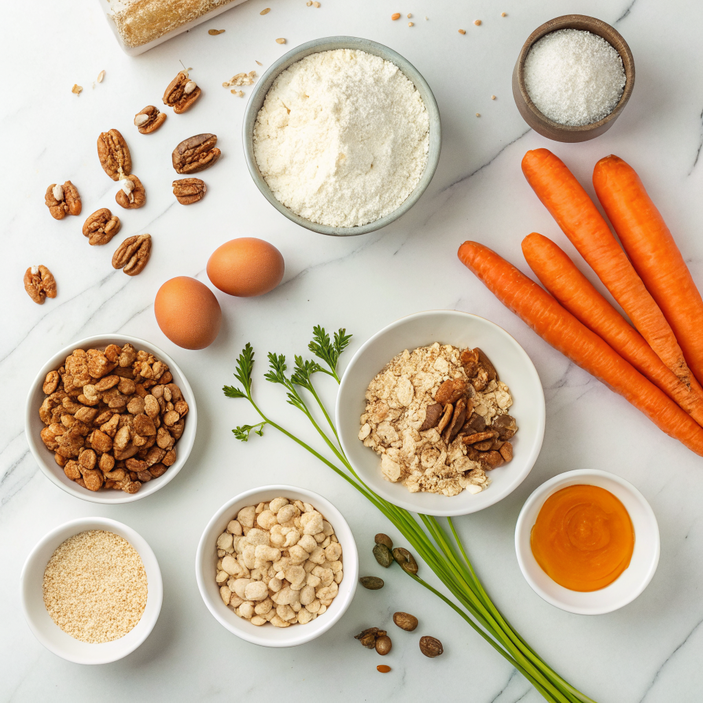 Carrot cake cookies ingredients