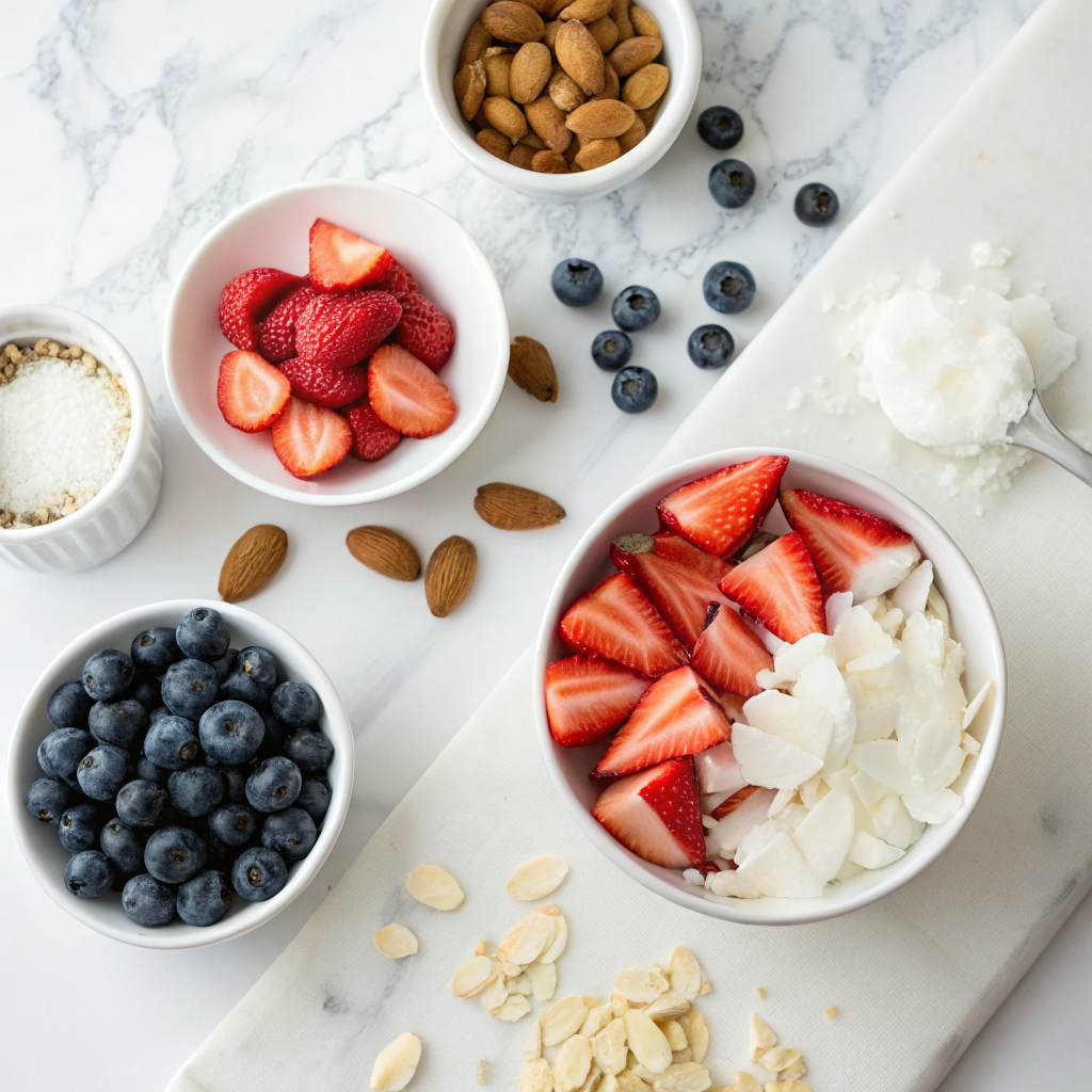 Frozen yogurt bark ingredients