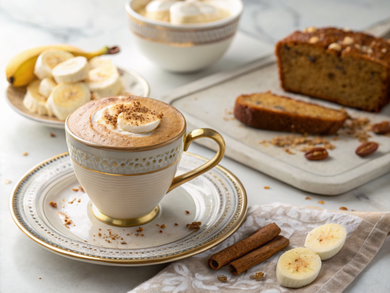 Banana bread latte recipe