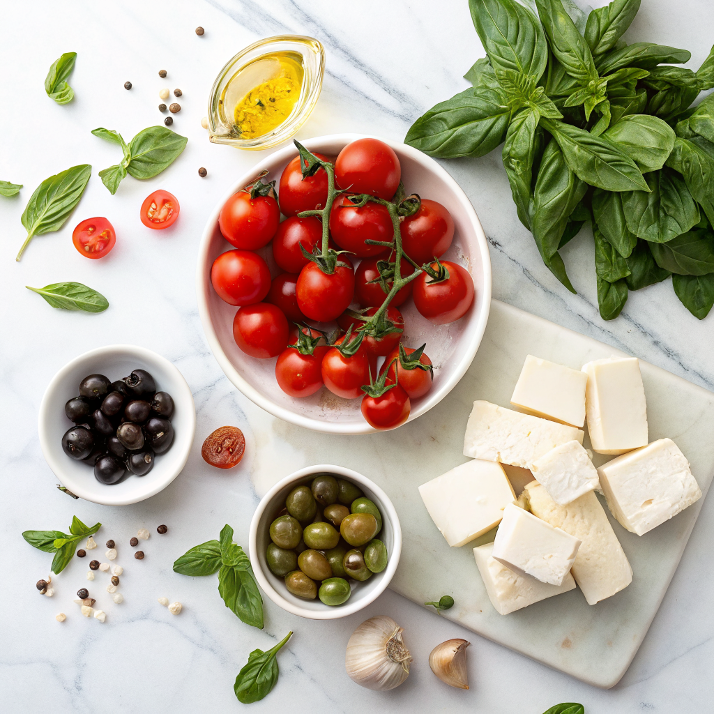 Baked Feta Pasta Recipe | Home Cook Legacy Baked feta pasta ingredients