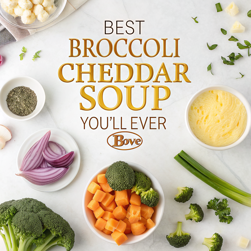 Broccoli cheddar soup ingredients