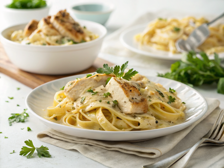 Chicken alfredo bake recipe