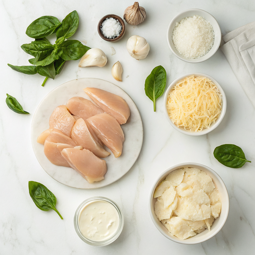Chicken alfredo bake ingredients