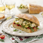 Chopped artichoke sandwich