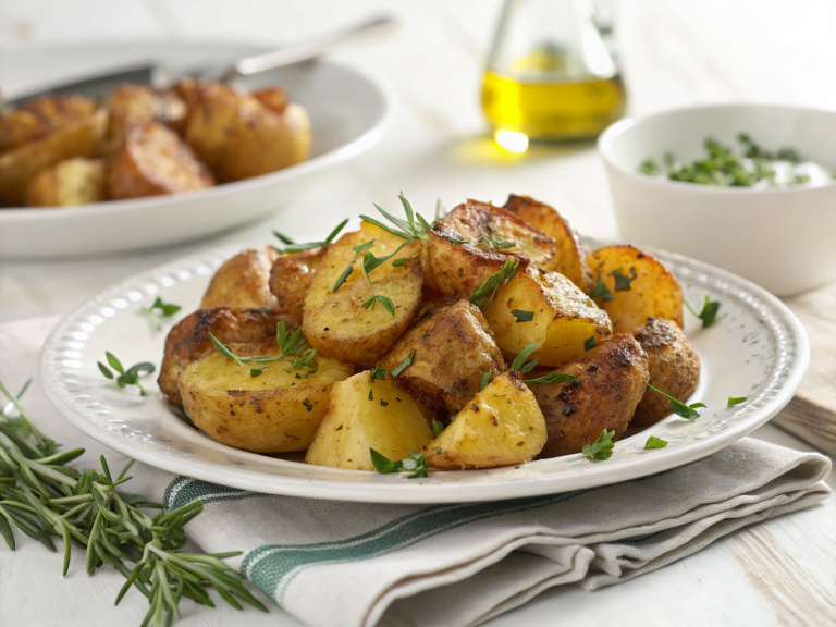 Crispy smashed potatoes recipe