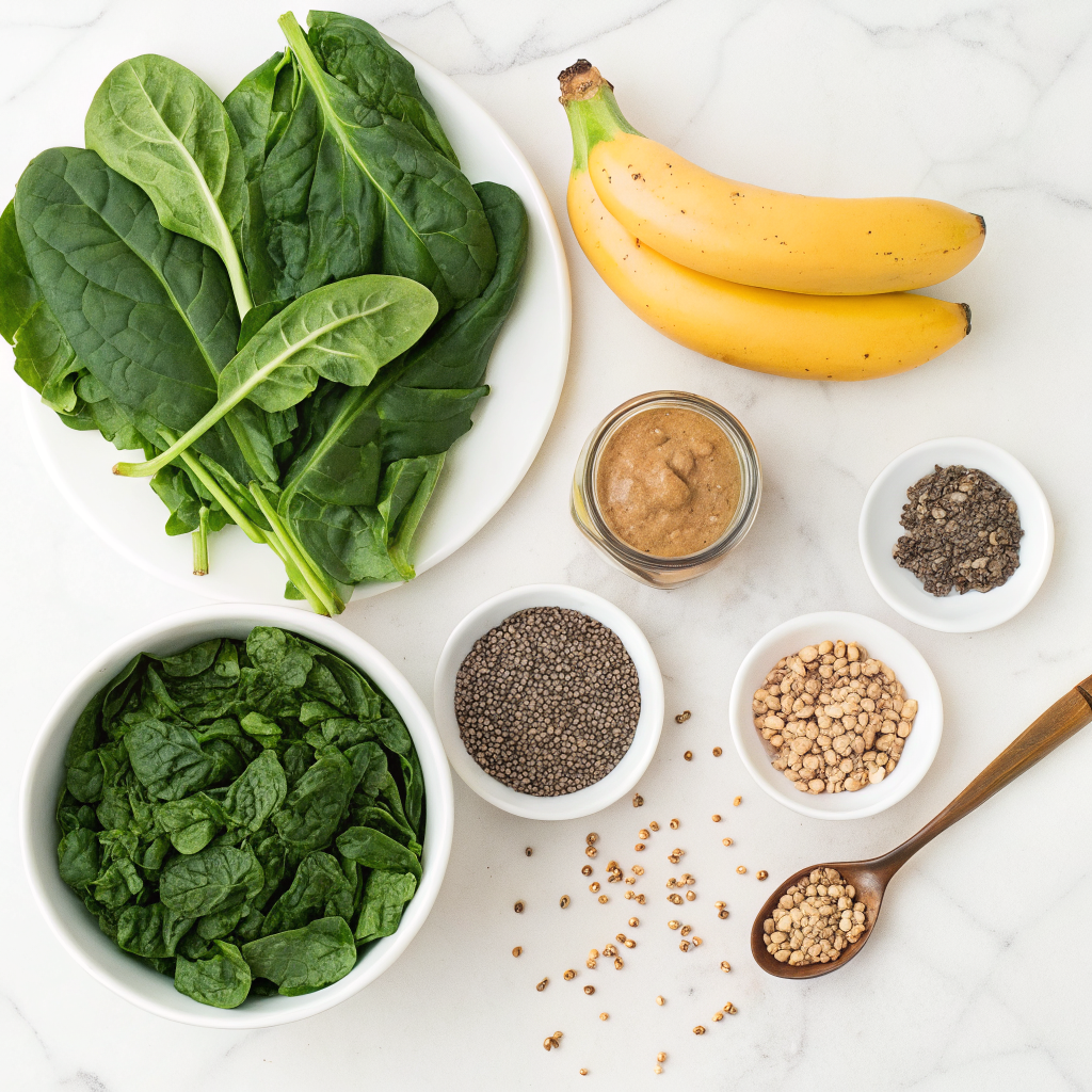 Gut health smoothie ingredients