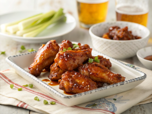 Hot honey chicken wings recipe
