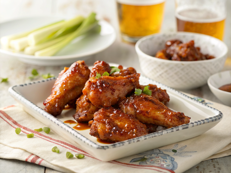 Hot honey chicken wings recipe