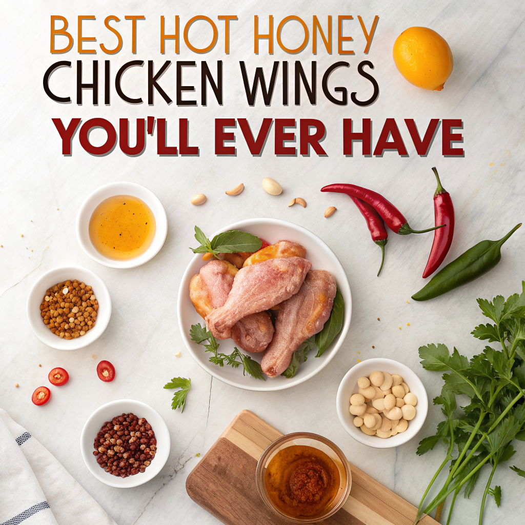 Hot honey chicken wings ingredients