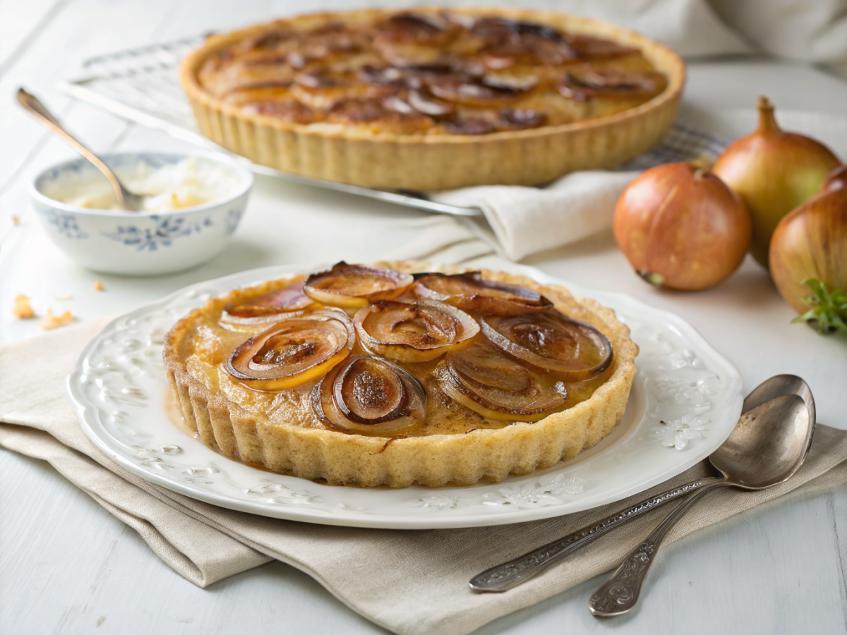 Upside Down Onion Tart Recipe: 5 Easy Tips For The Best Results | Home Cook Legacy Best upside down onion tart you'll ever have