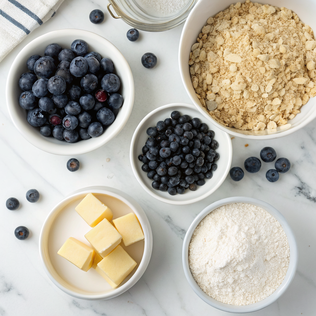 Blueberry crumble recipe