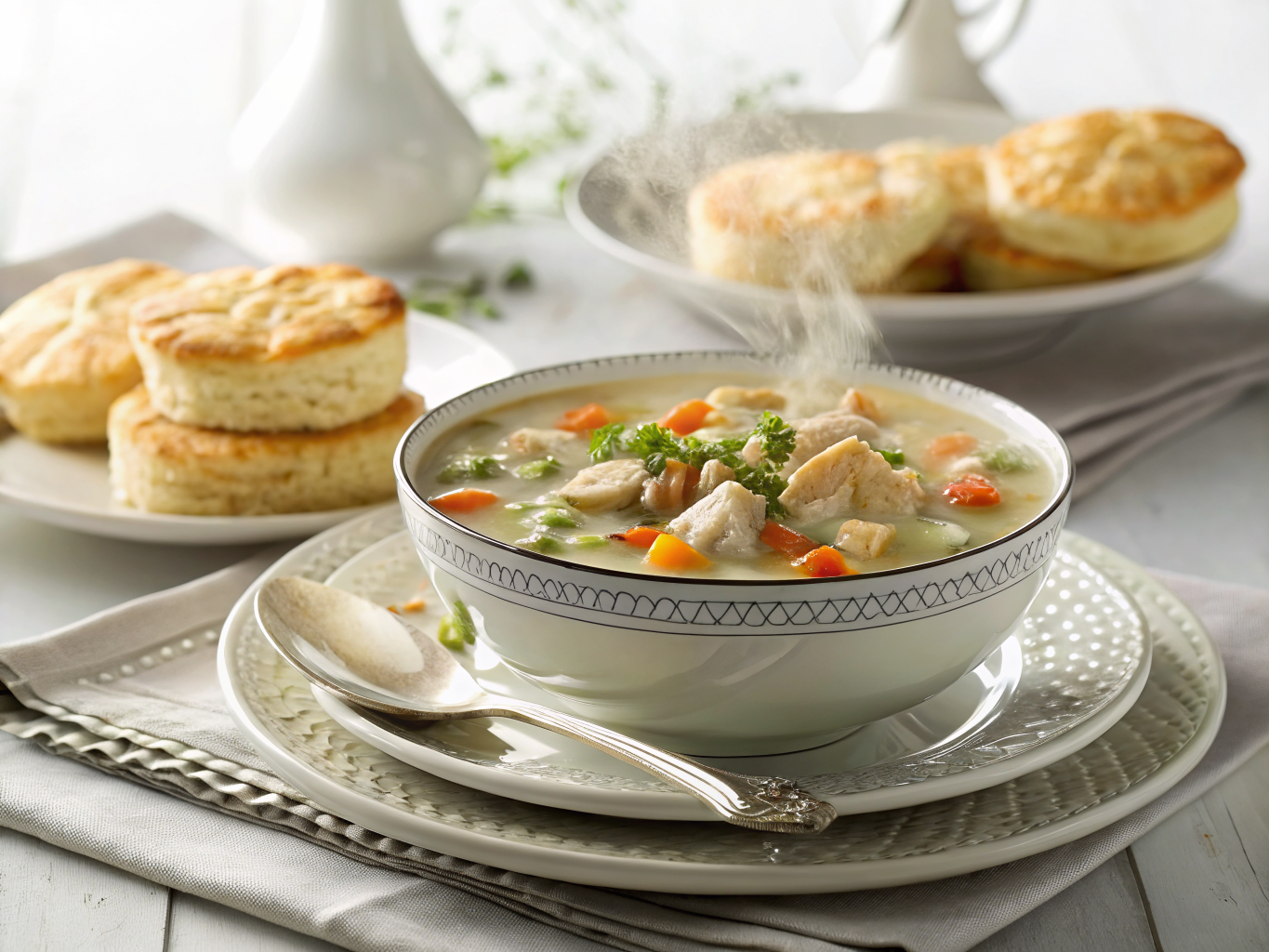 Chicken Pot Pie Soup | Home Cook Legacy Chicken pot pie soup