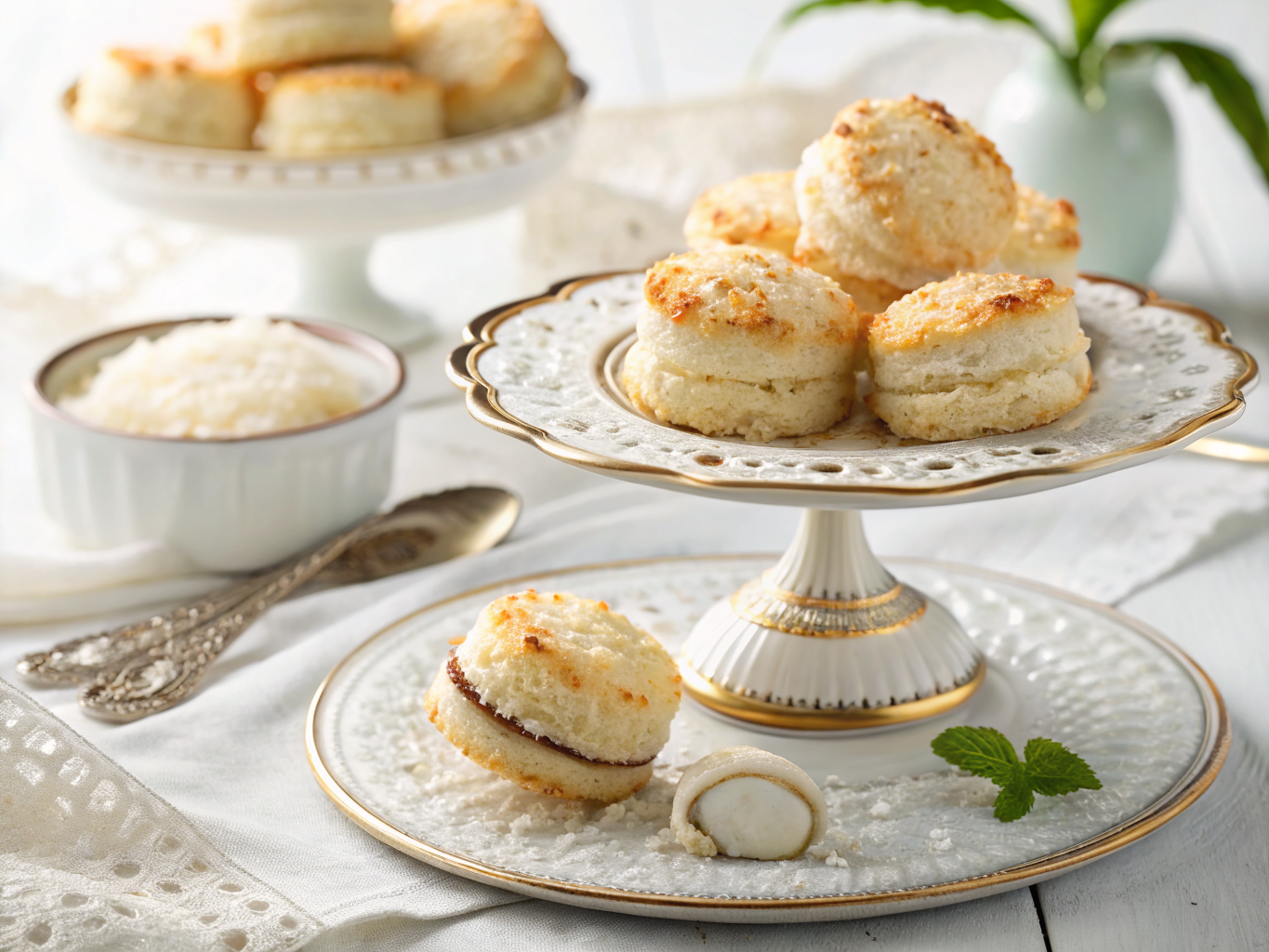 Coconut Macaroons | Home Cook Legacy Coconut macaroons