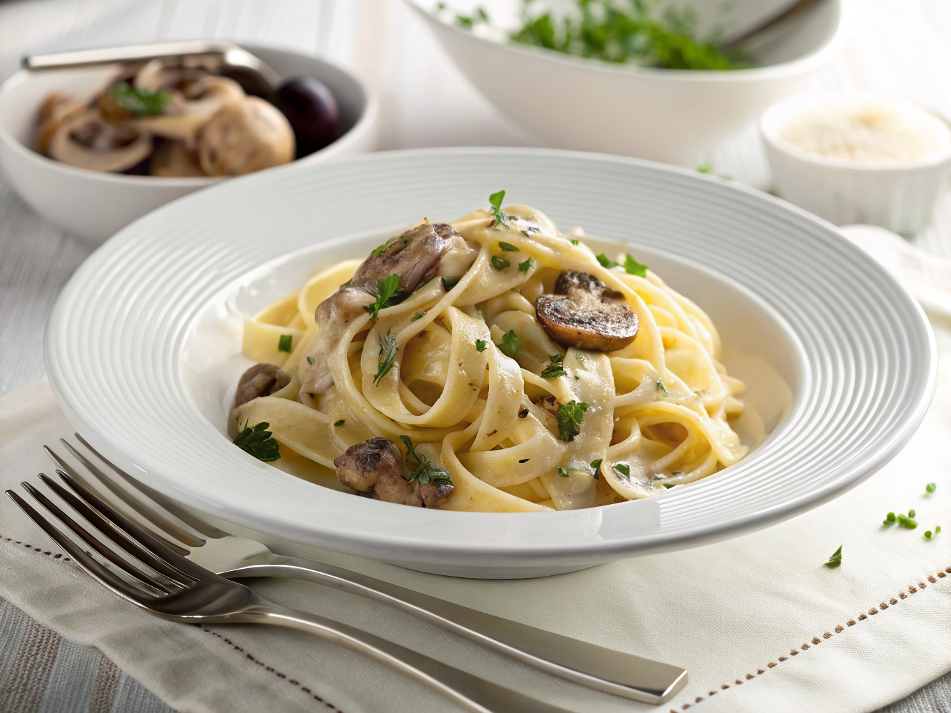 Creamy Mushroom Pasta | Home Cook Legacy Creamy mushroom pasta