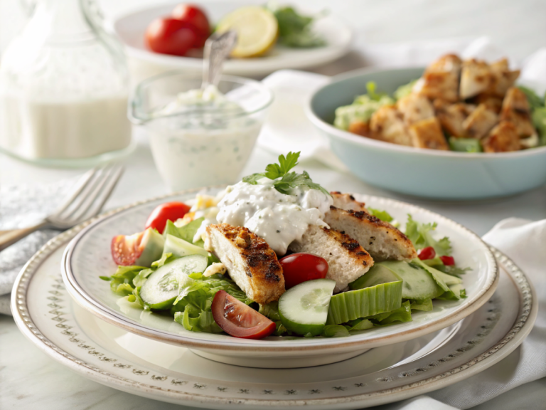 Tzatziki chicken salad recipe
