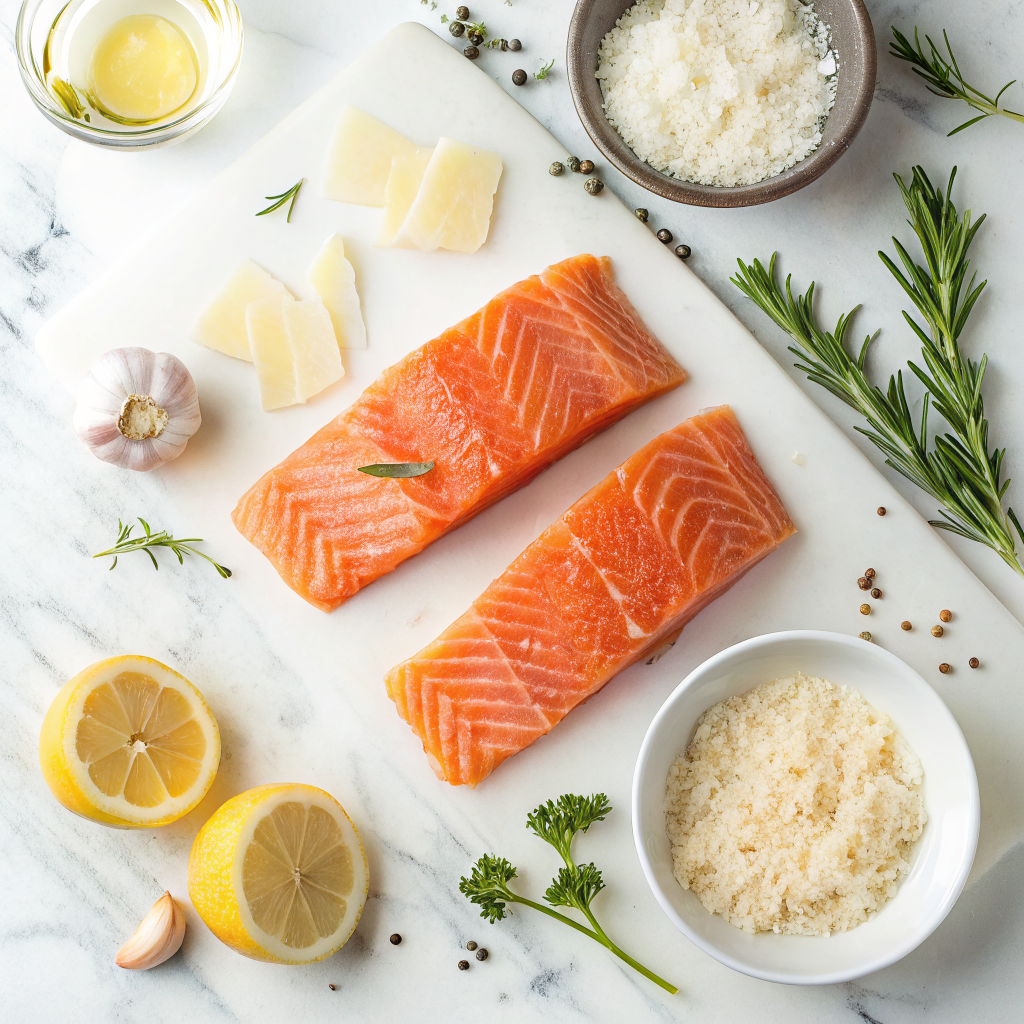 Garlic Parmesan Salmon | Home Cook Legacy Garlic parmesan salmon