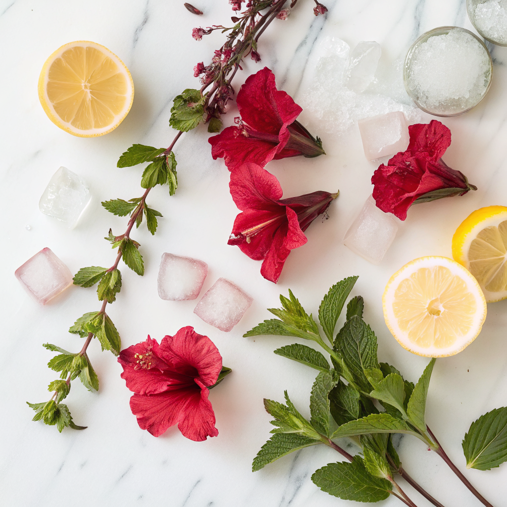 Hibiscus Iced Tea | Home Cook Legacy Hibiscus iced tea