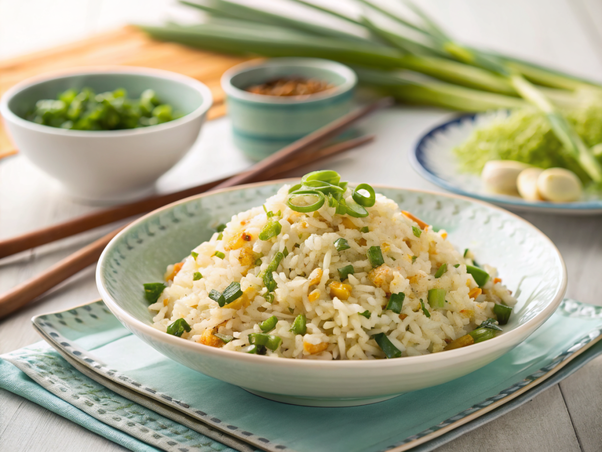 How to make ginger scallion rice at home