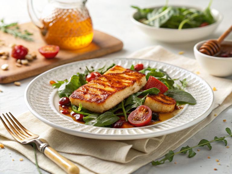 How to make hot honey halloumi at home