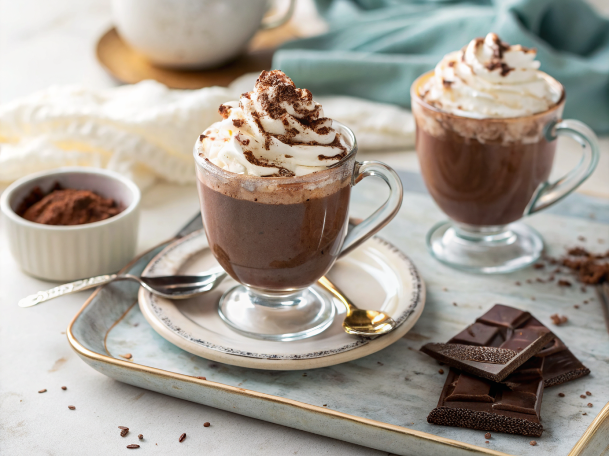How to make whipped hot chocolate at home