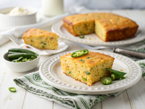 Jalapeño cheddar cornbread