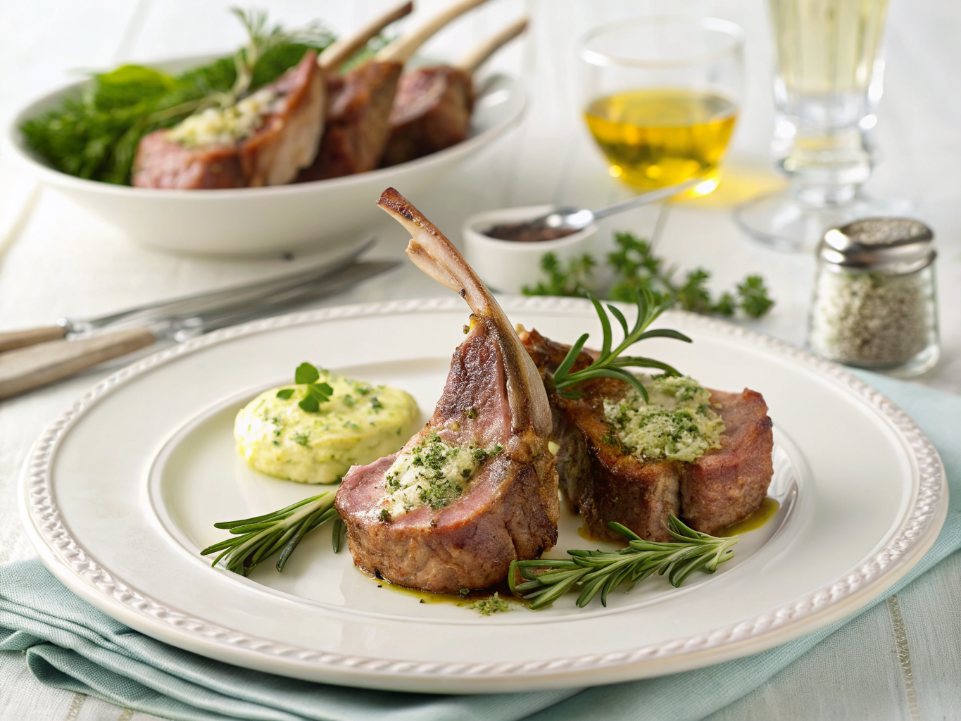 Lamb Chops With Herb Butter | Home Cook Legacy Lamb chops with herb butter