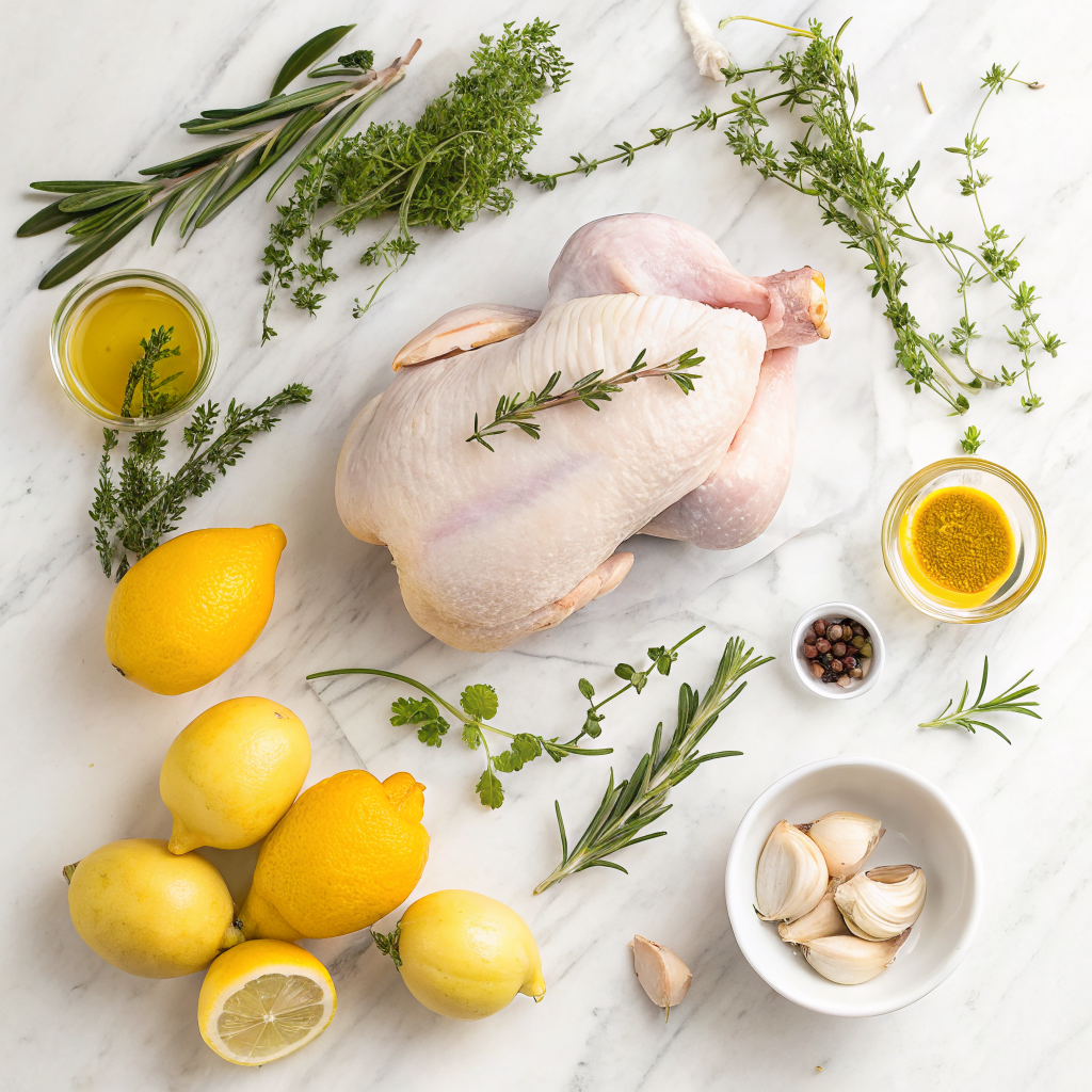 Lemon herb roasted chicken