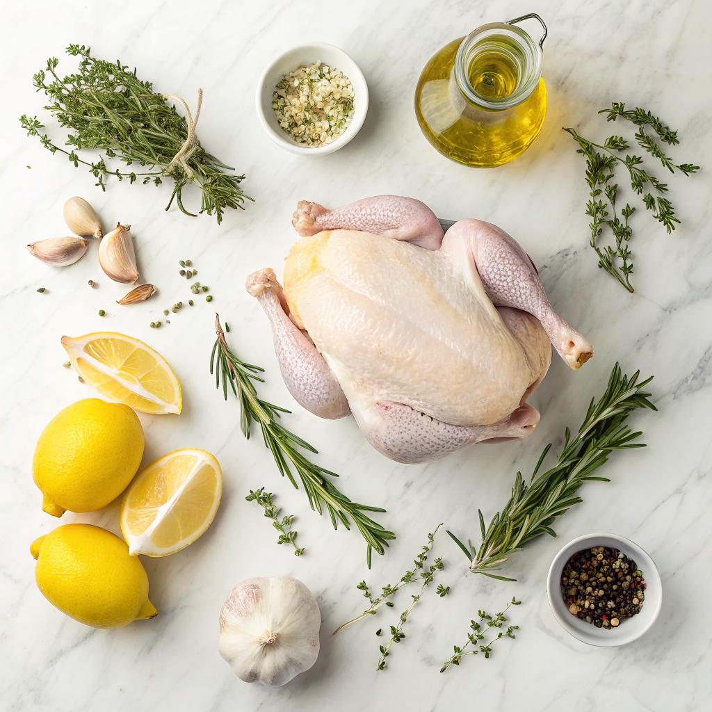 Lemon herb roasted chicken