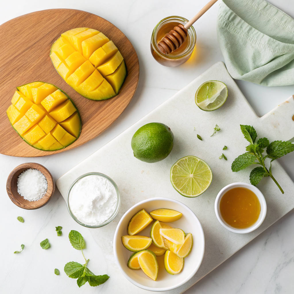 Mango Sorbet | Home Cook Legacy Mango sorbet recipe