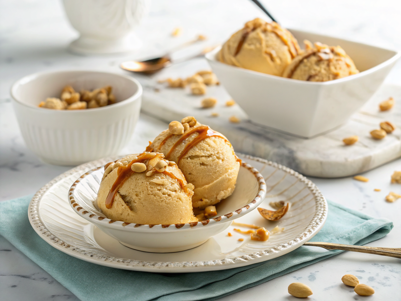 Peanut butter nice cream
